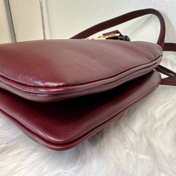 Gucci Arli Shoulder Bag Large Burgandy w/ Dustbag, Receipt Excellent Condition - Picture 12 of 17